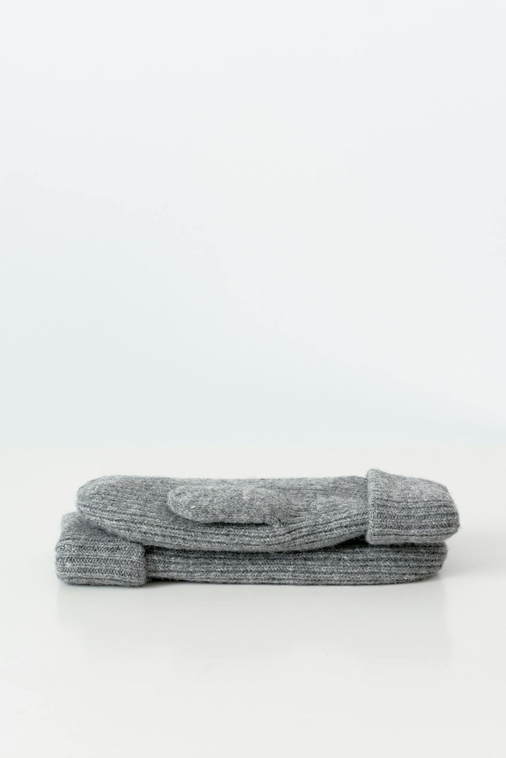 Rib mittens