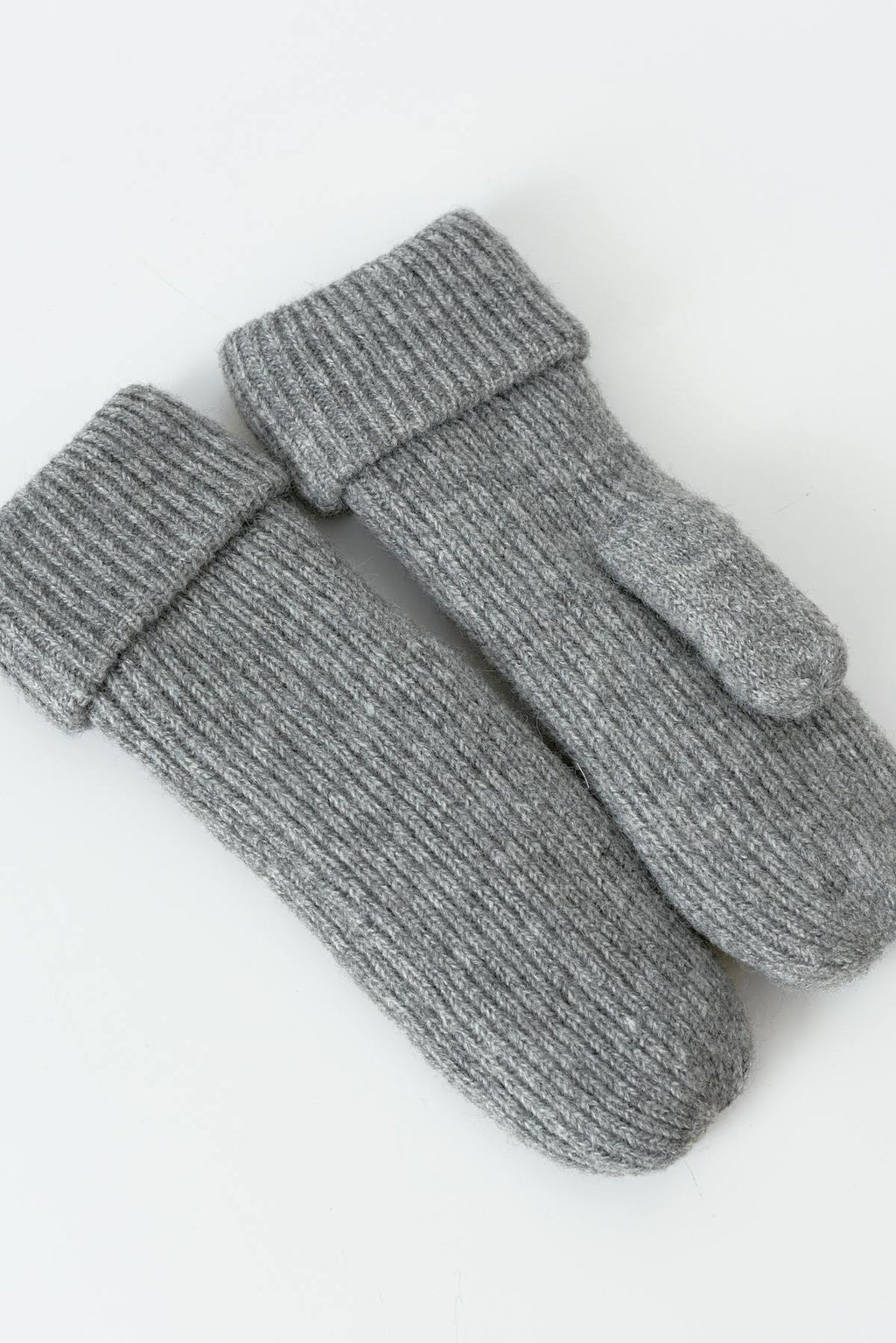 Rib mittens