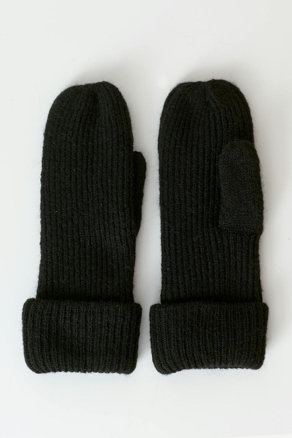 Rib mittens