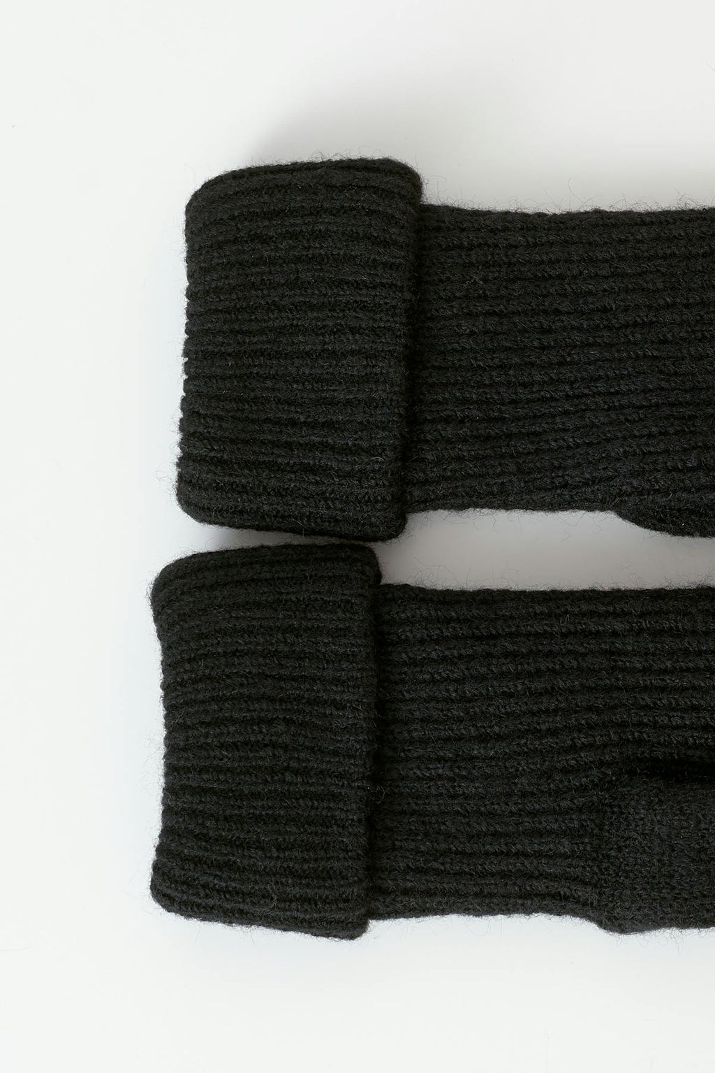 Rib mittens