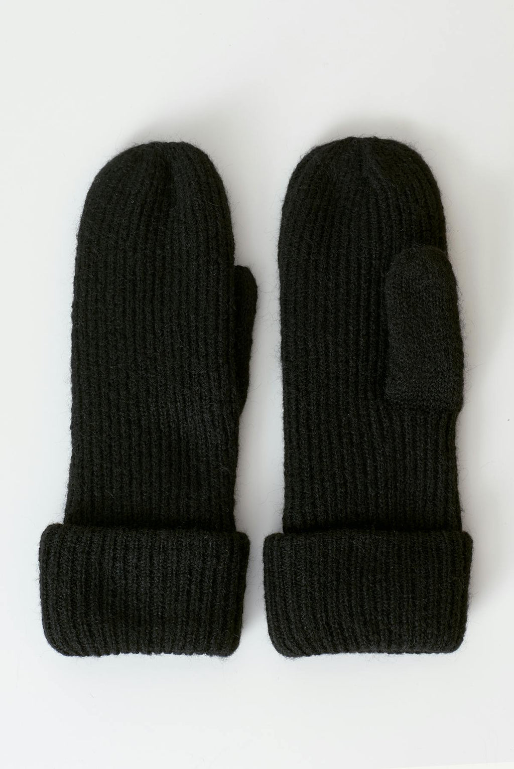 Rib mittens