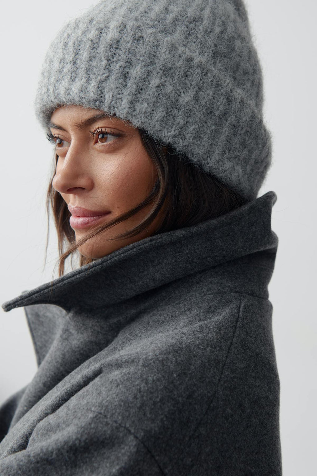 brushed beanie