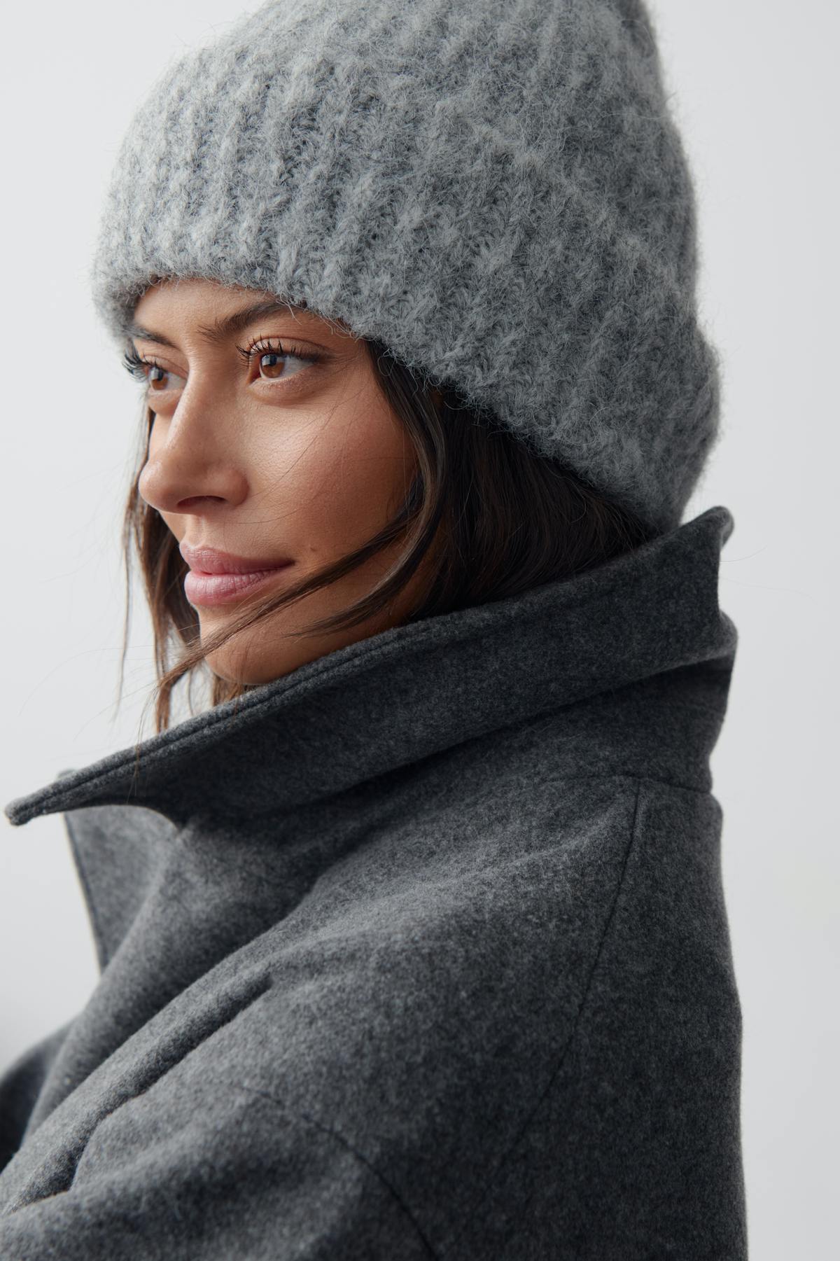brushed beanie