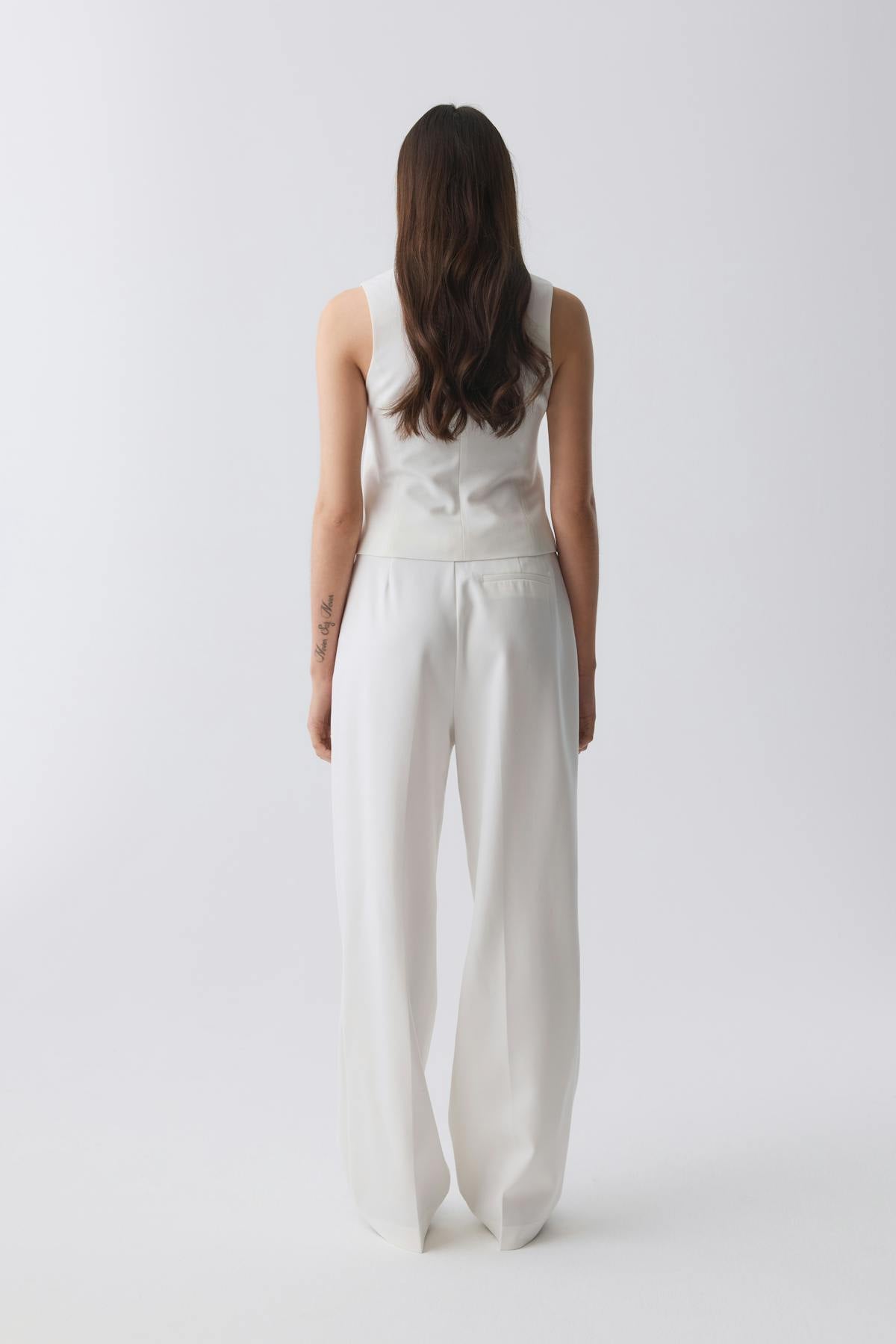 Tailored wide trousers