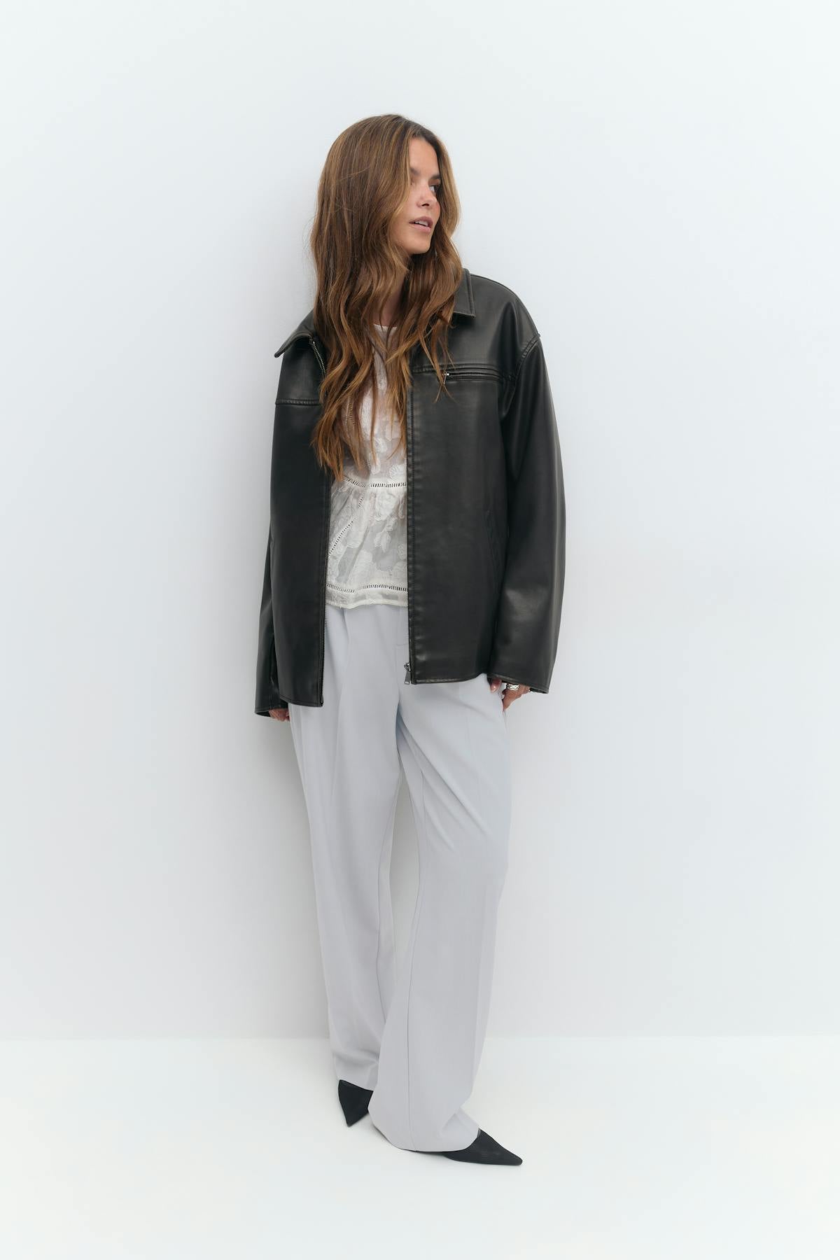 Tailored wide trousers
