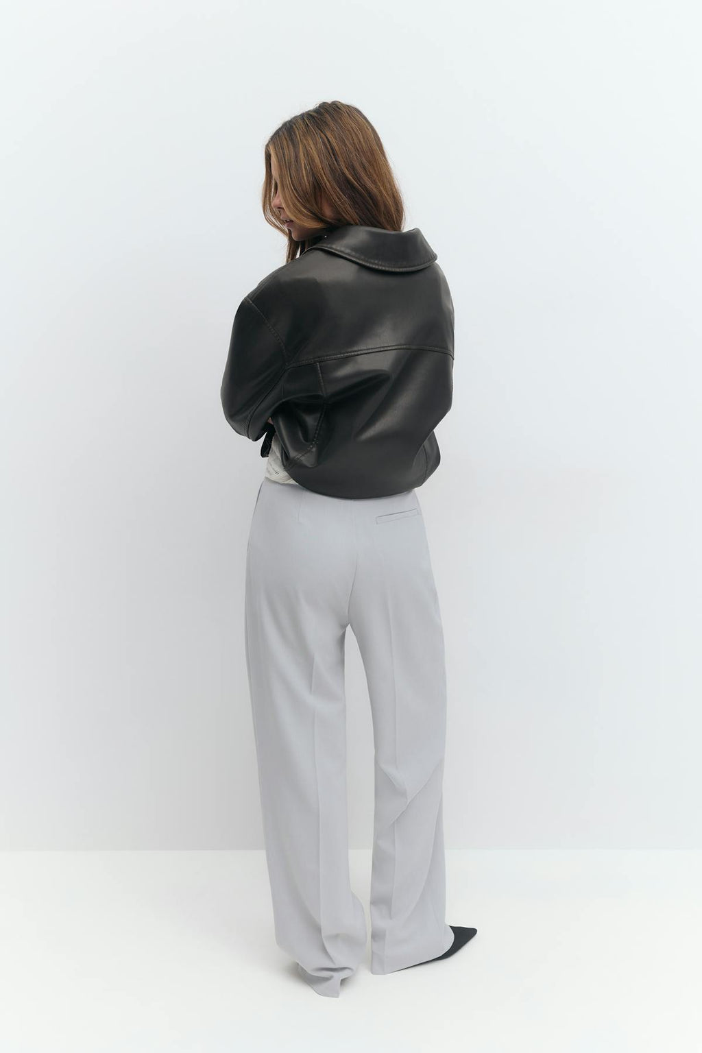 Tailored wide trousers