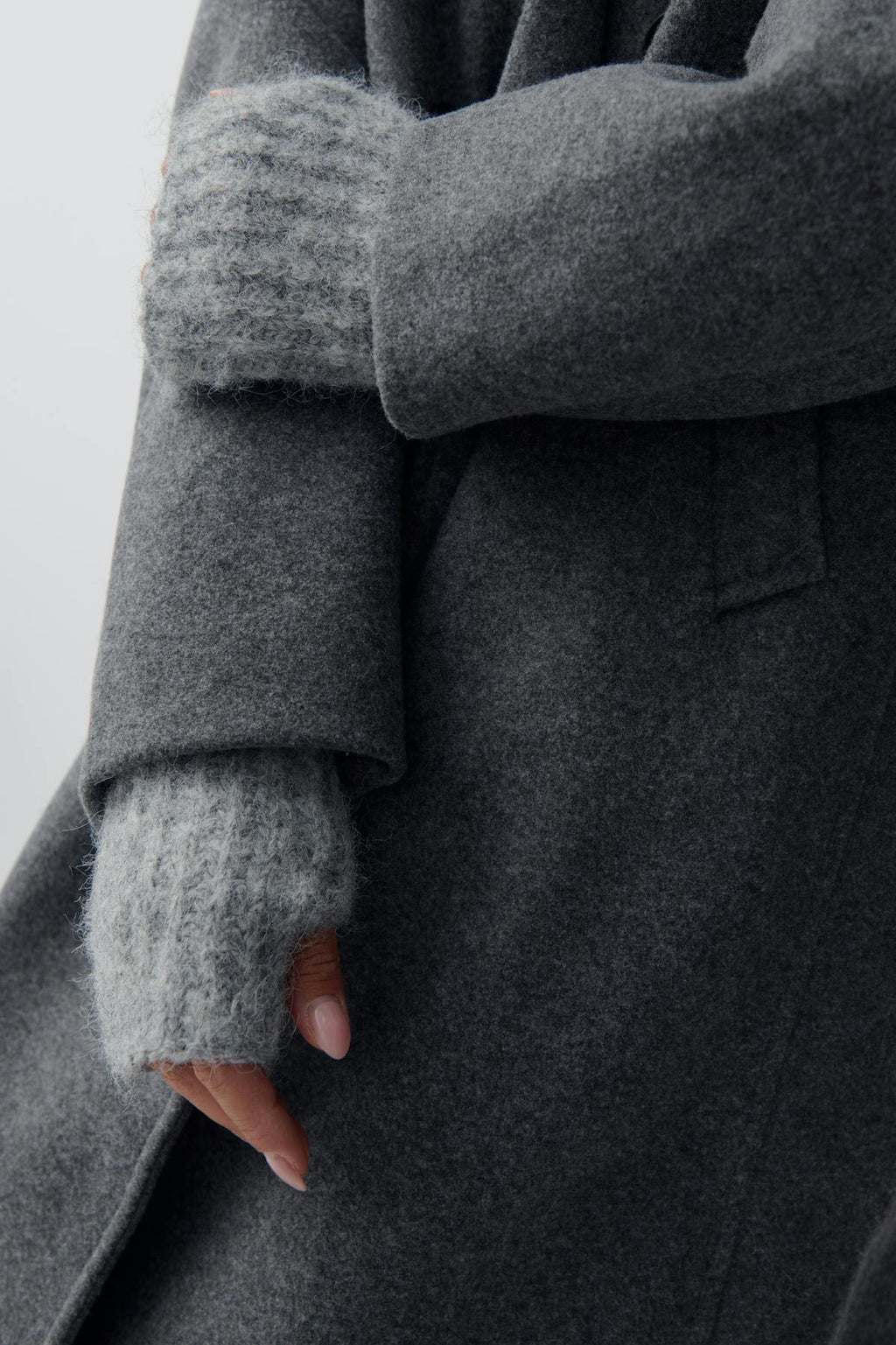 brushed wrist warmers