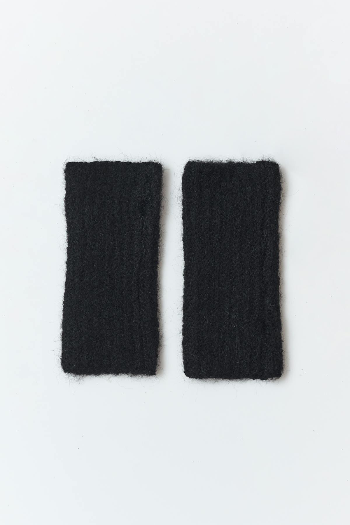 brushed wrist warmers