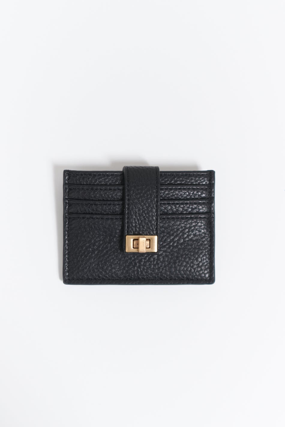 Twist lock card holder