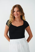 Scrunch detail top
