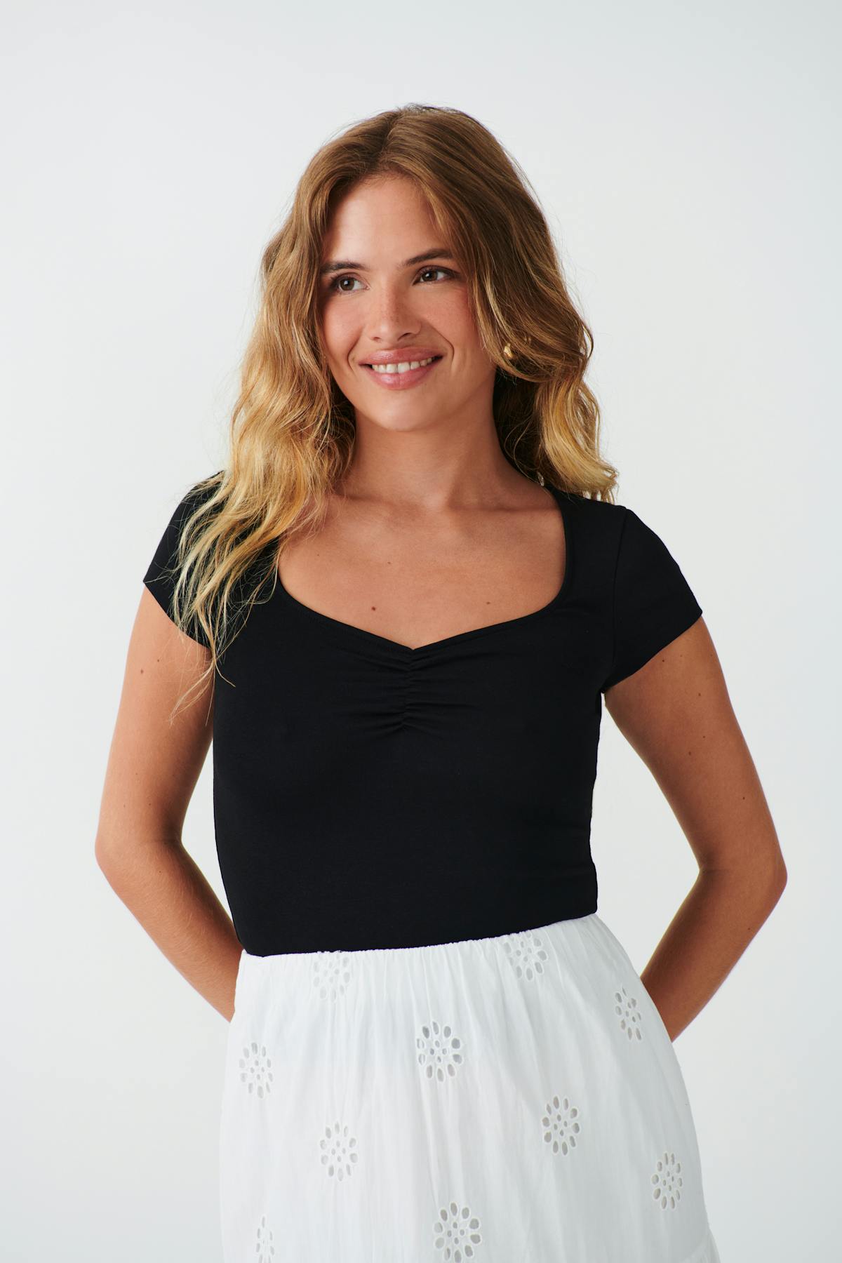 Scrunch detail top