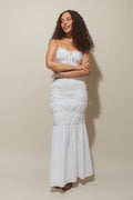 Gathered frill skirt