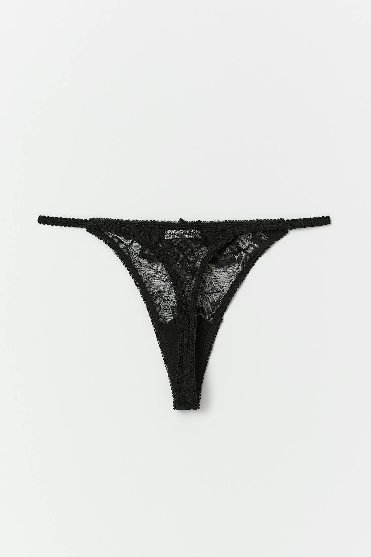 Lace thong
