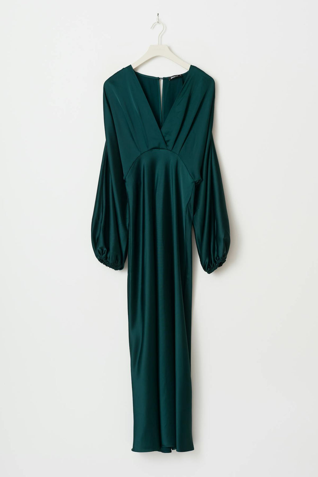 satin midaxi dress