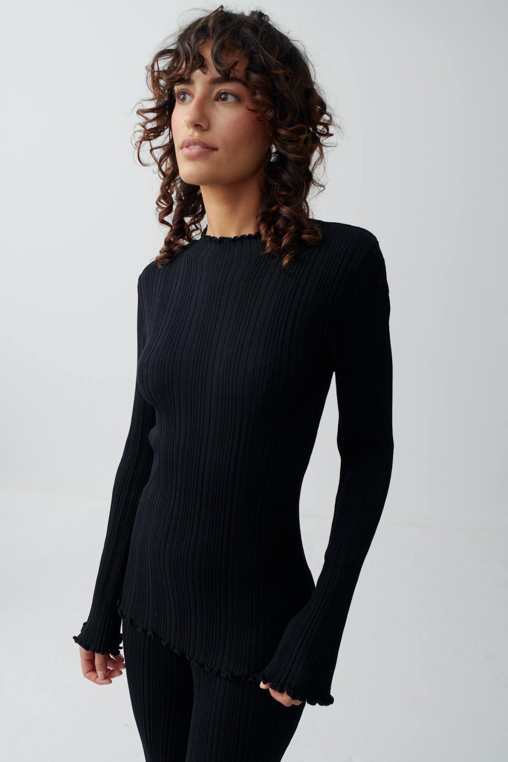 Knitted babylock top