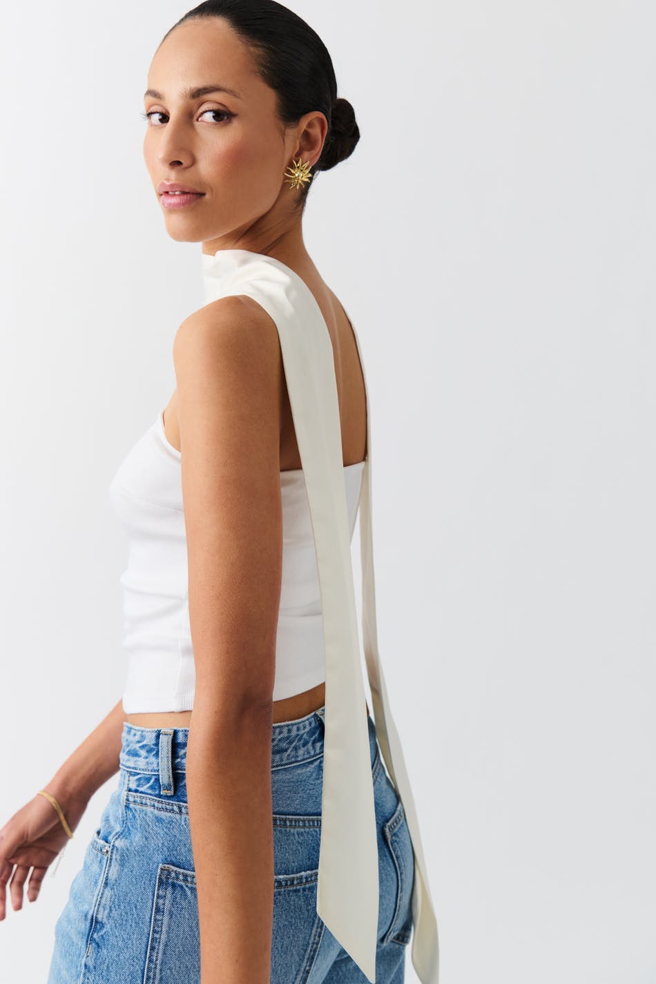 thin satin scarf