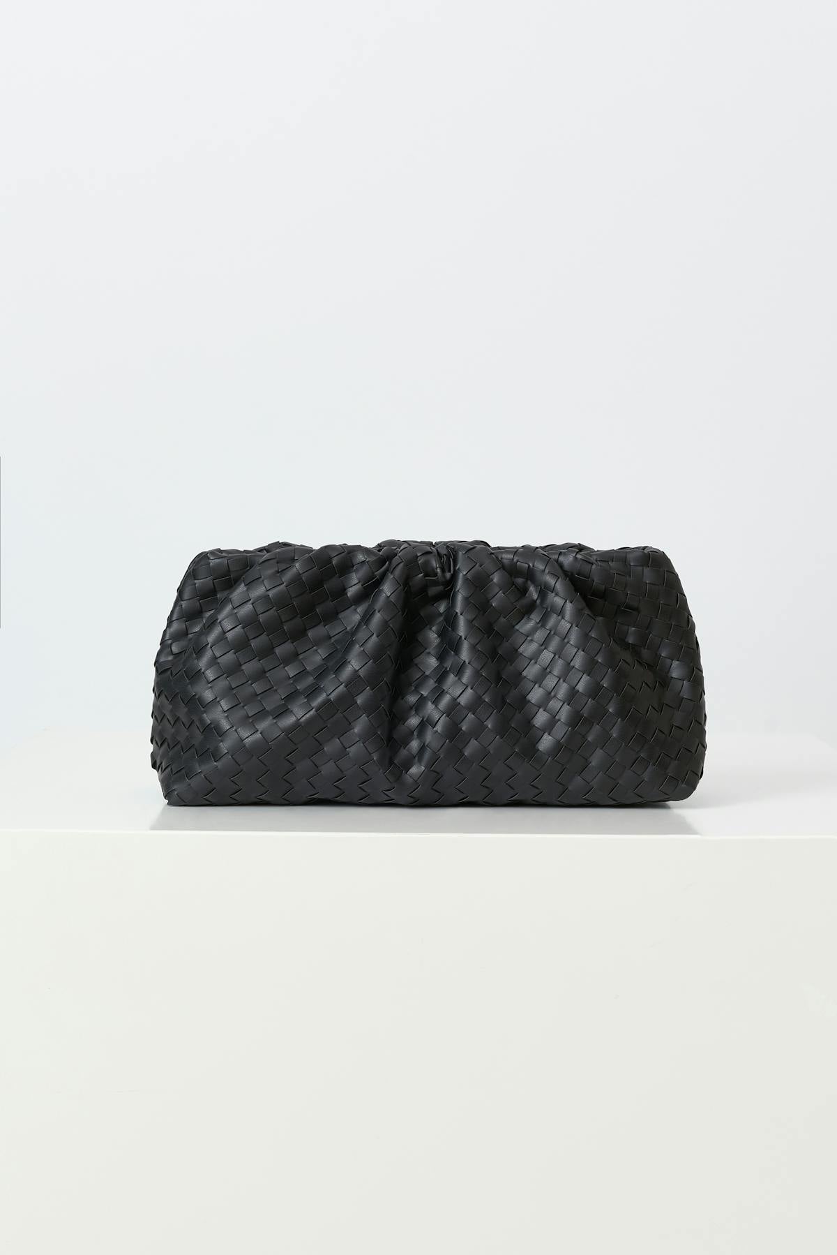 Braided clutch bag