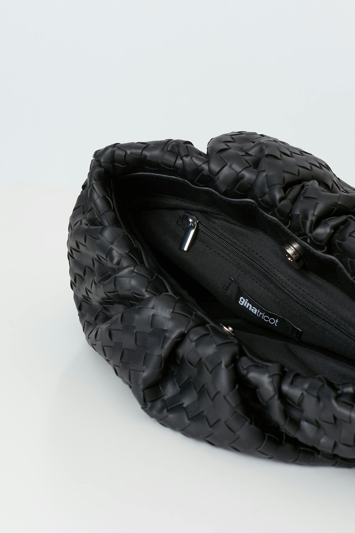 Braided clutch bag