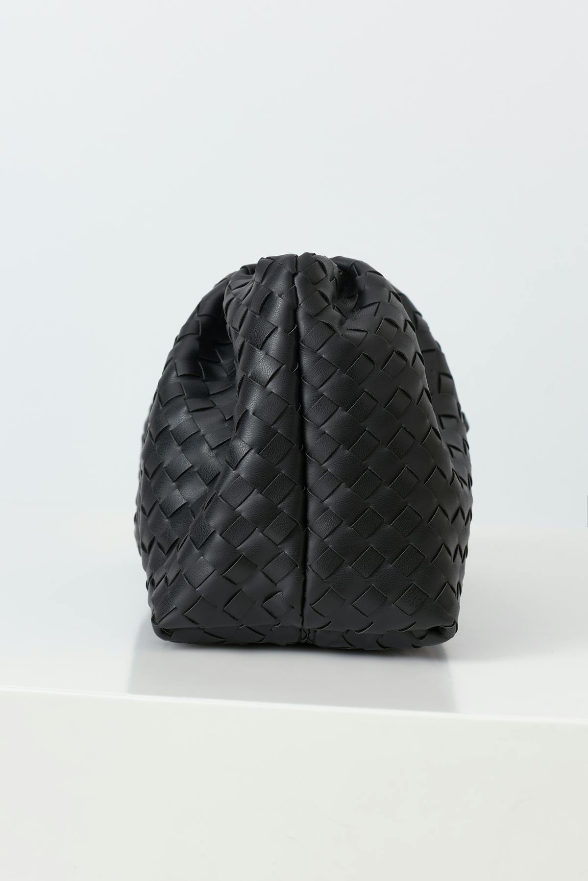 Braided clutch bag
