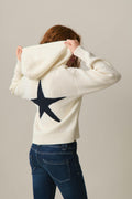knitted hoodie