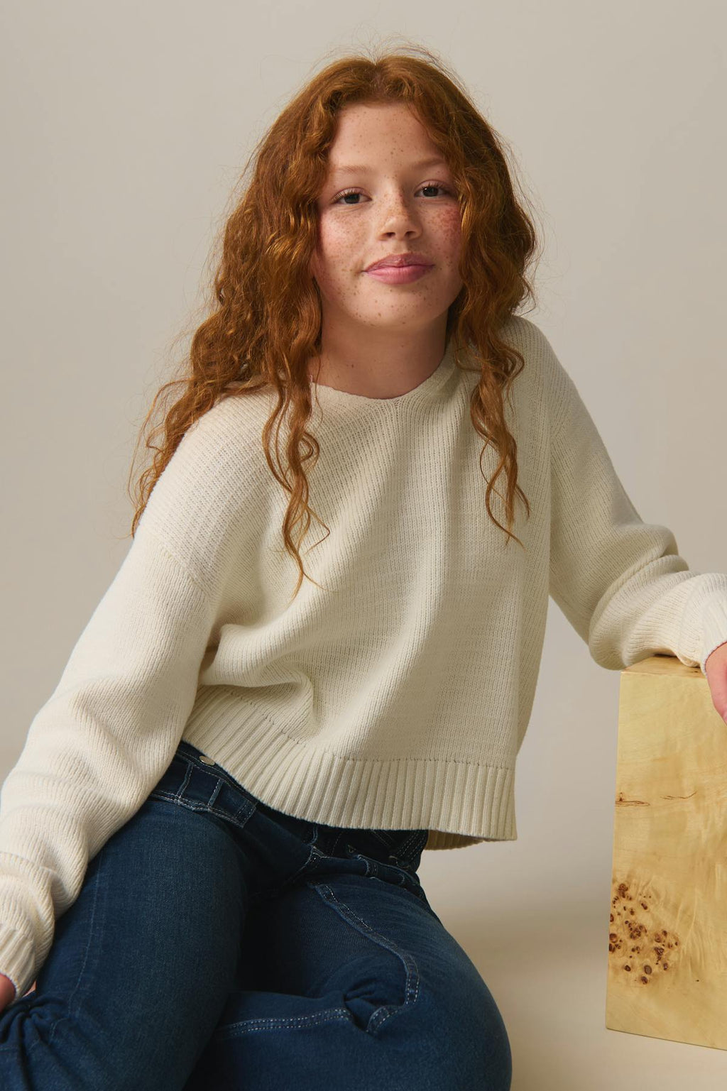 knitted hoodie