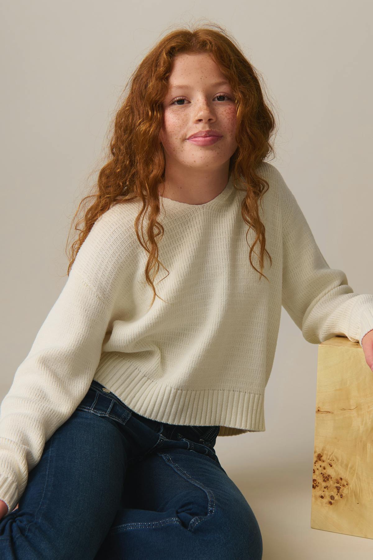 knitted hoodie
