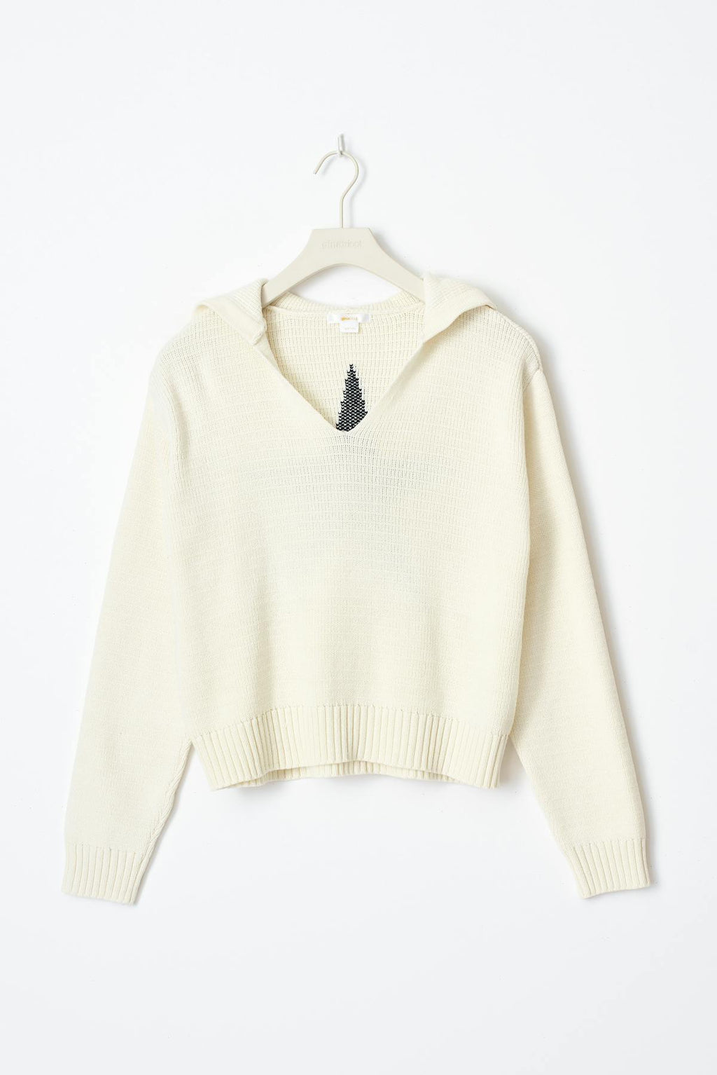 knitted hoodie