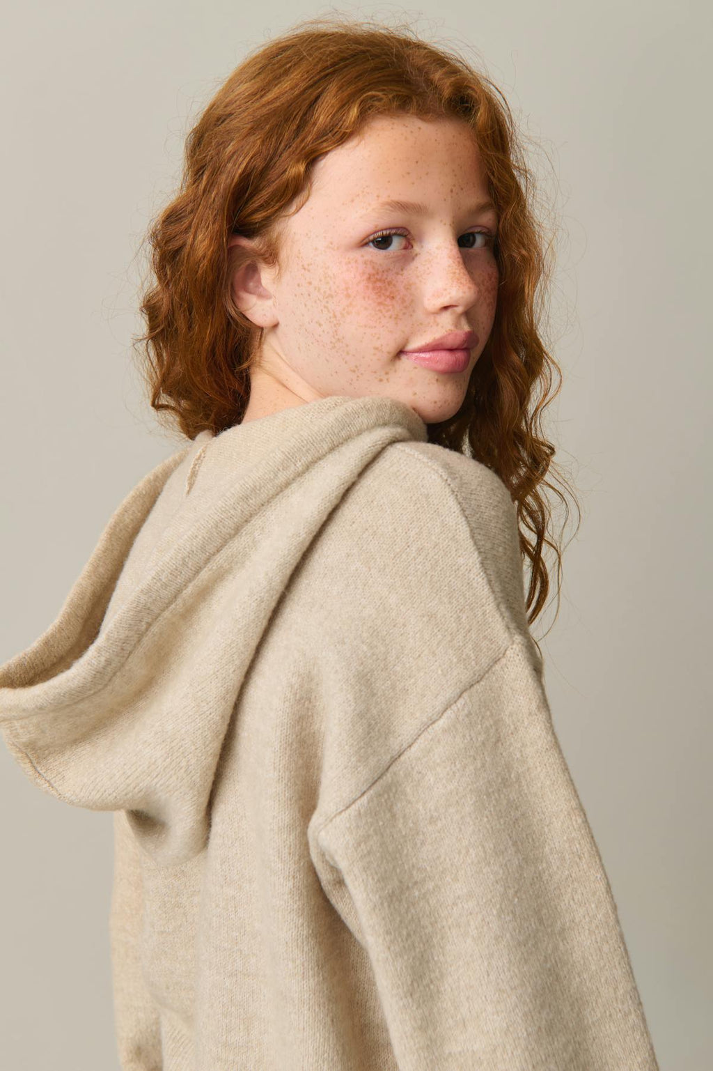 y soft knitted hoodie