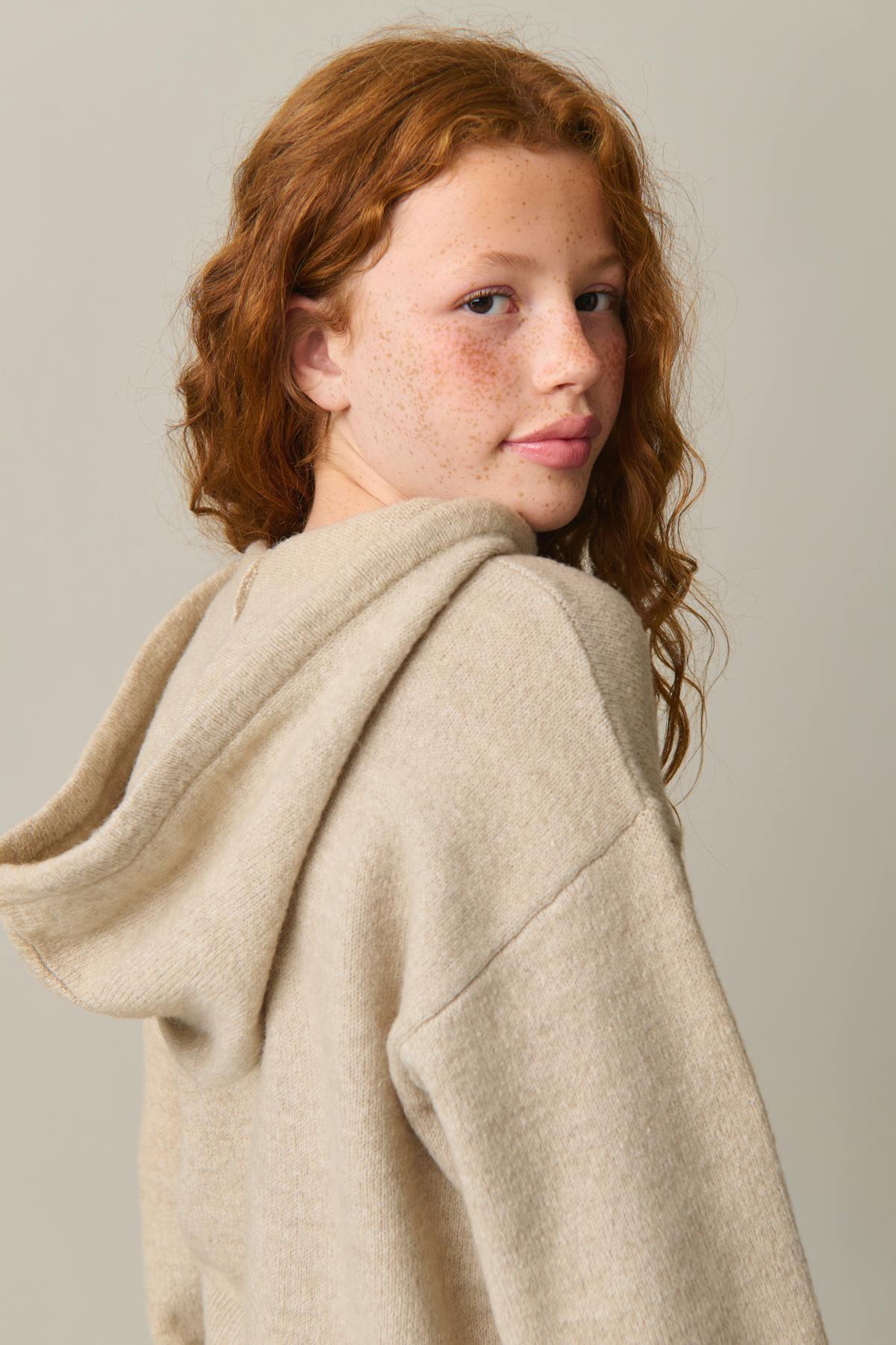 y soft knitted hoodie