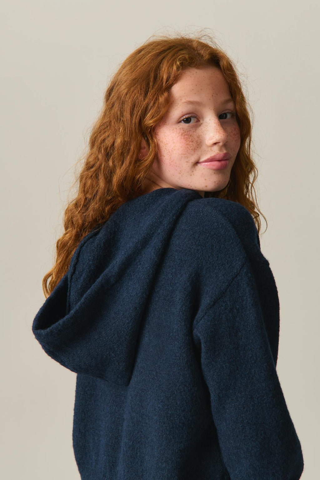 y soft knitted hoodie