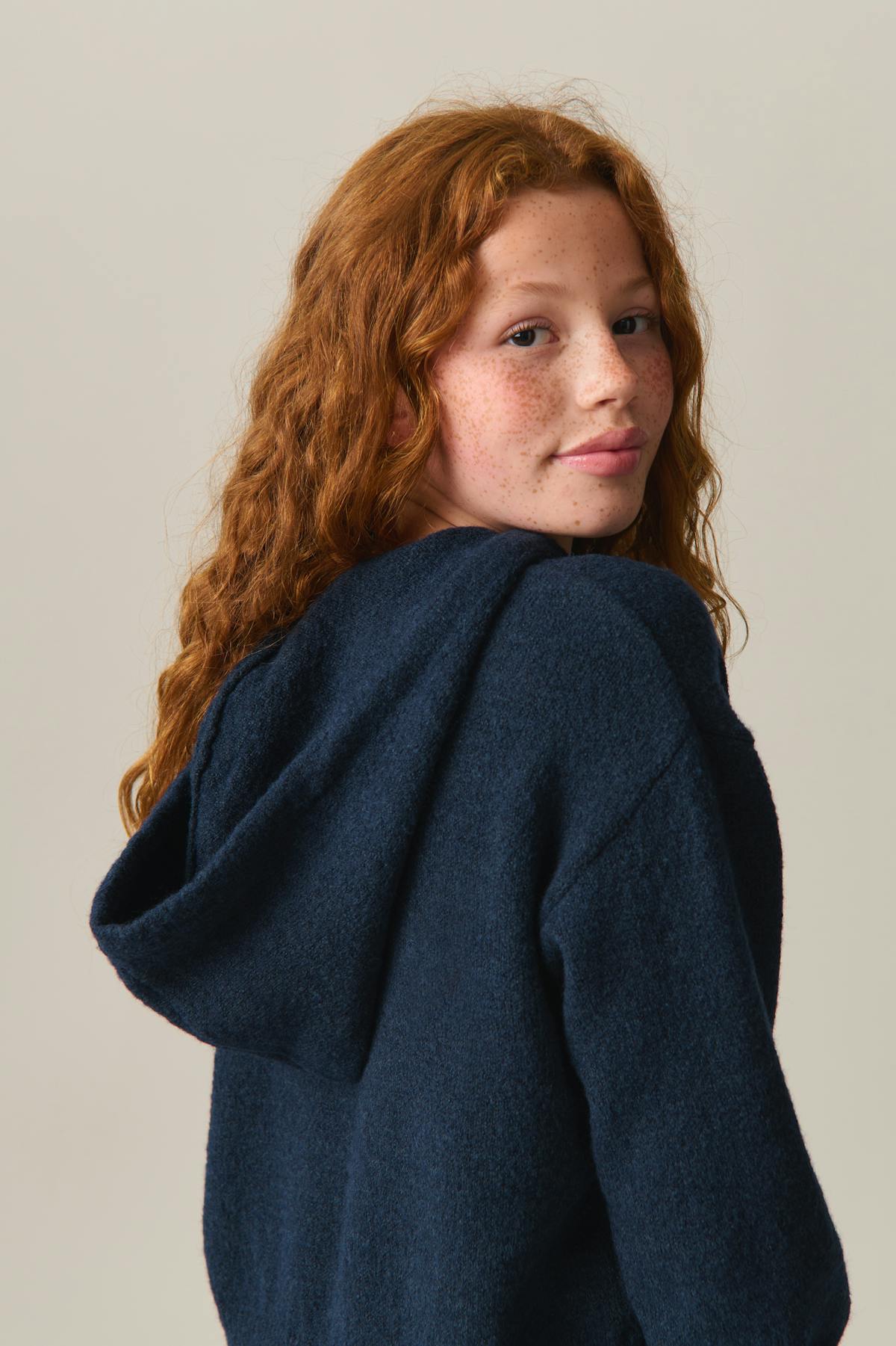 y soft knitted hoodie