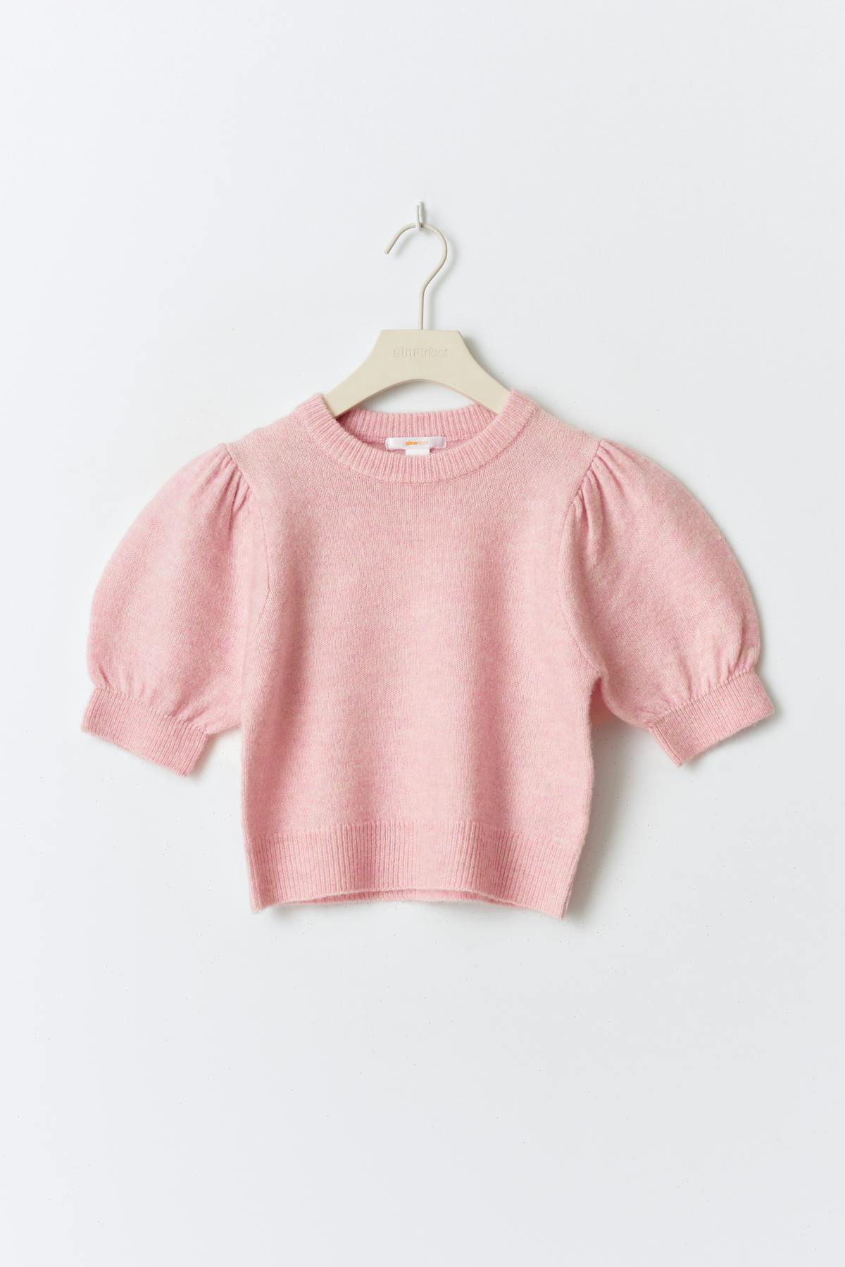 Y kn cropped sleeve top