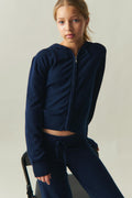 y soft knitted zip hoodie