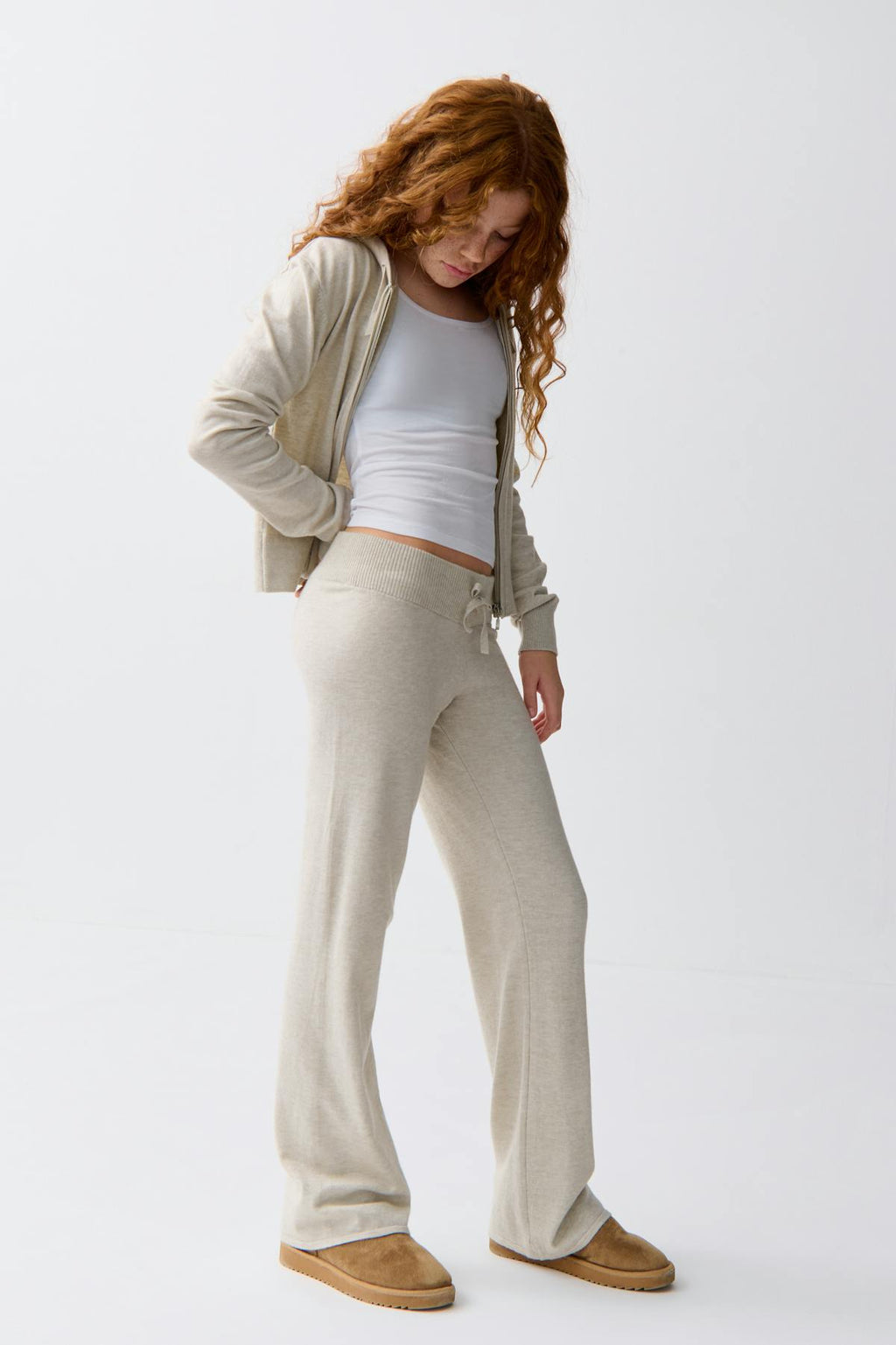 y soft knitted pants
