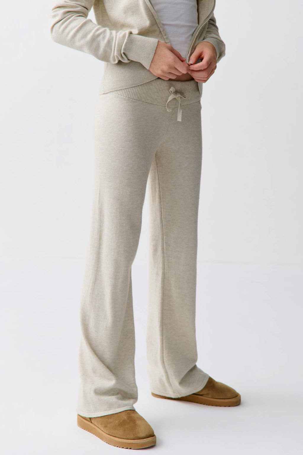 y soft knitted pants