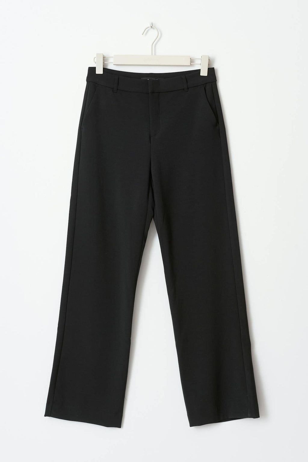 Straight regular trousers