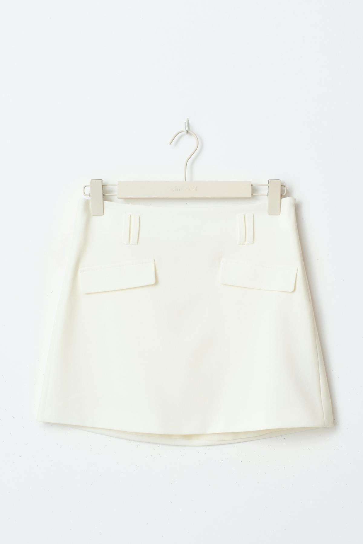 Tailored mini skirt