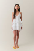 Y triangle mini dress