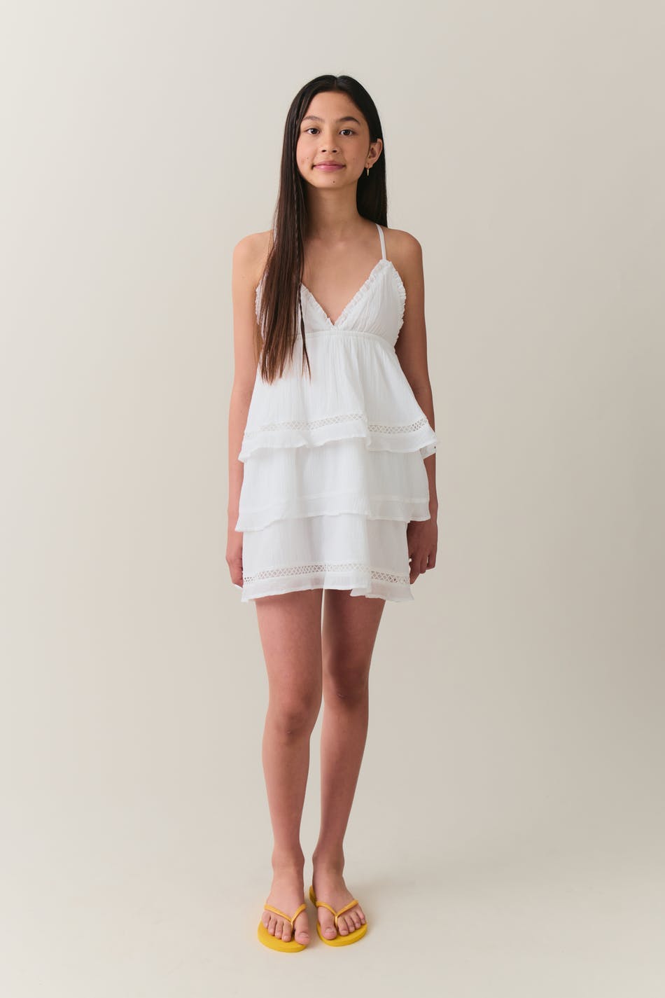 Y triangle mini dress