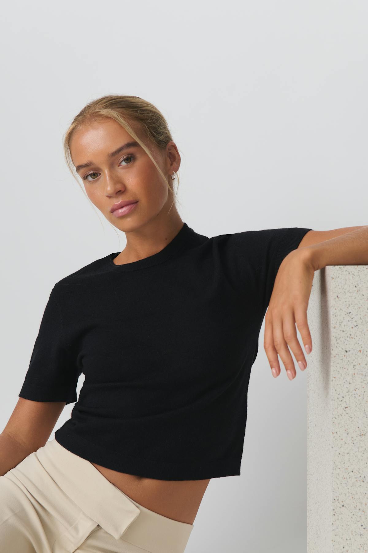 Knitted tee