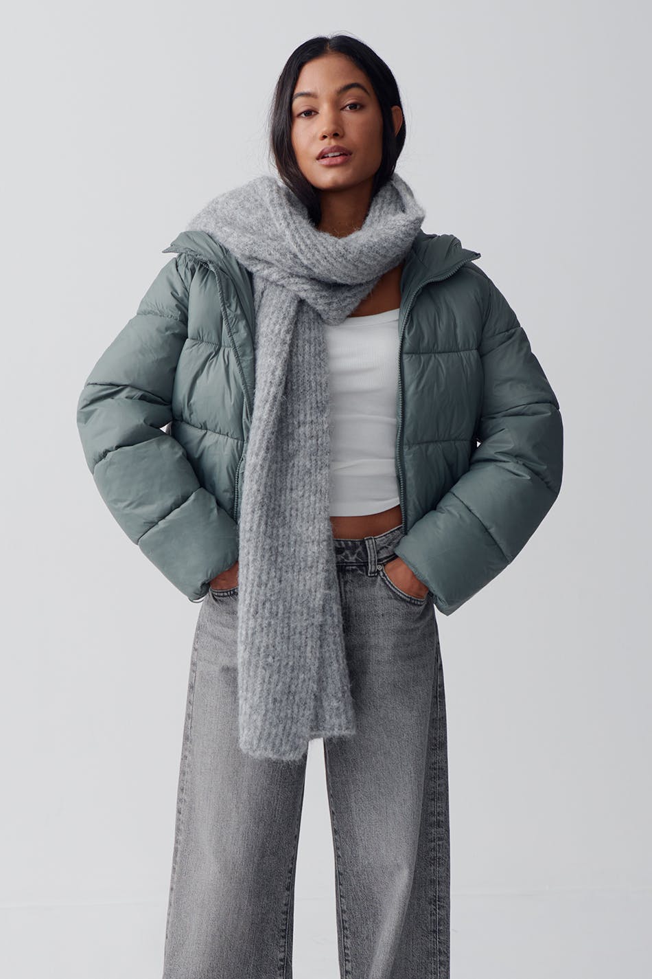 Short puffer jacket