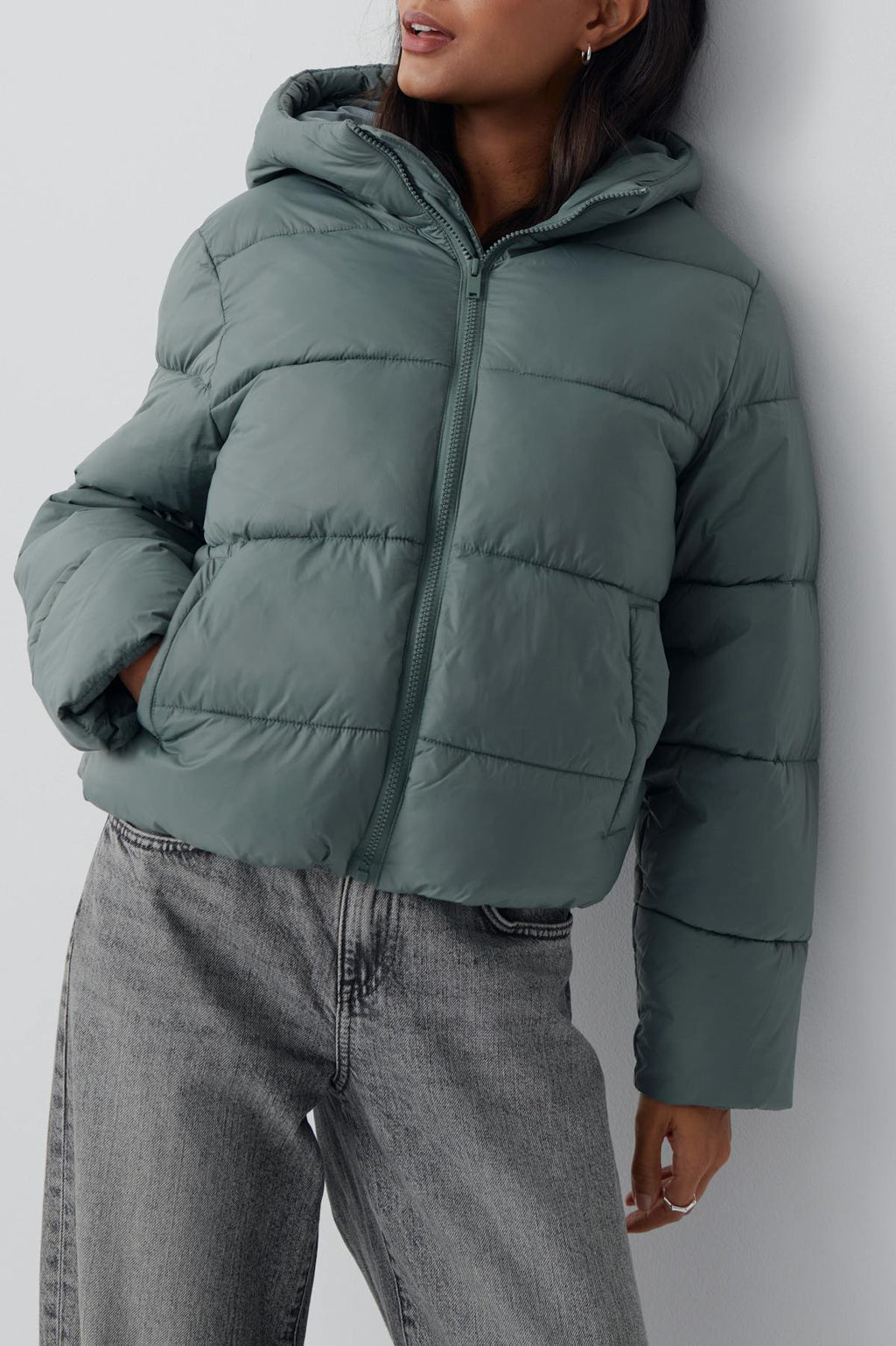 Short puffer jacket