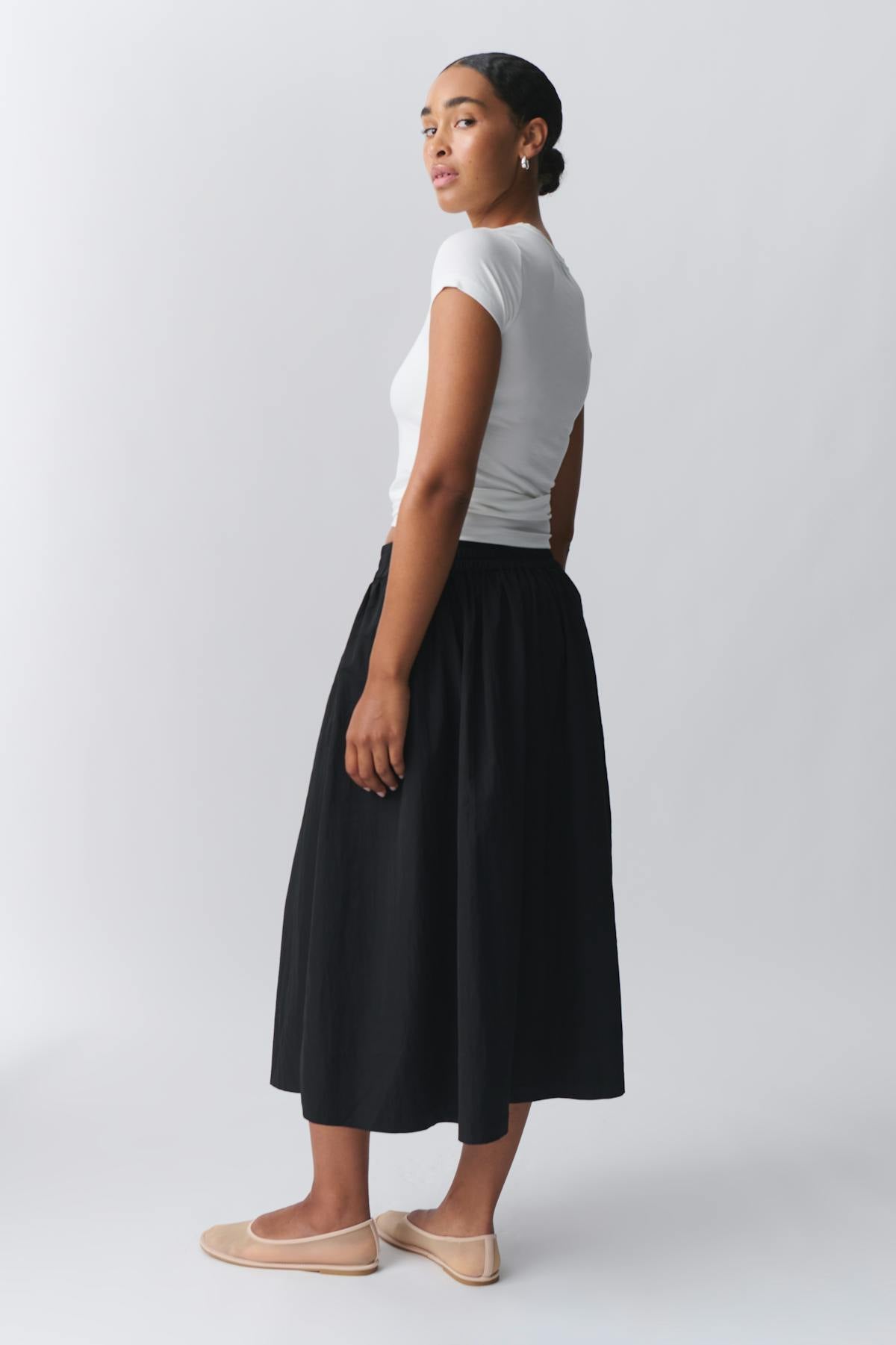 Pleated skirt