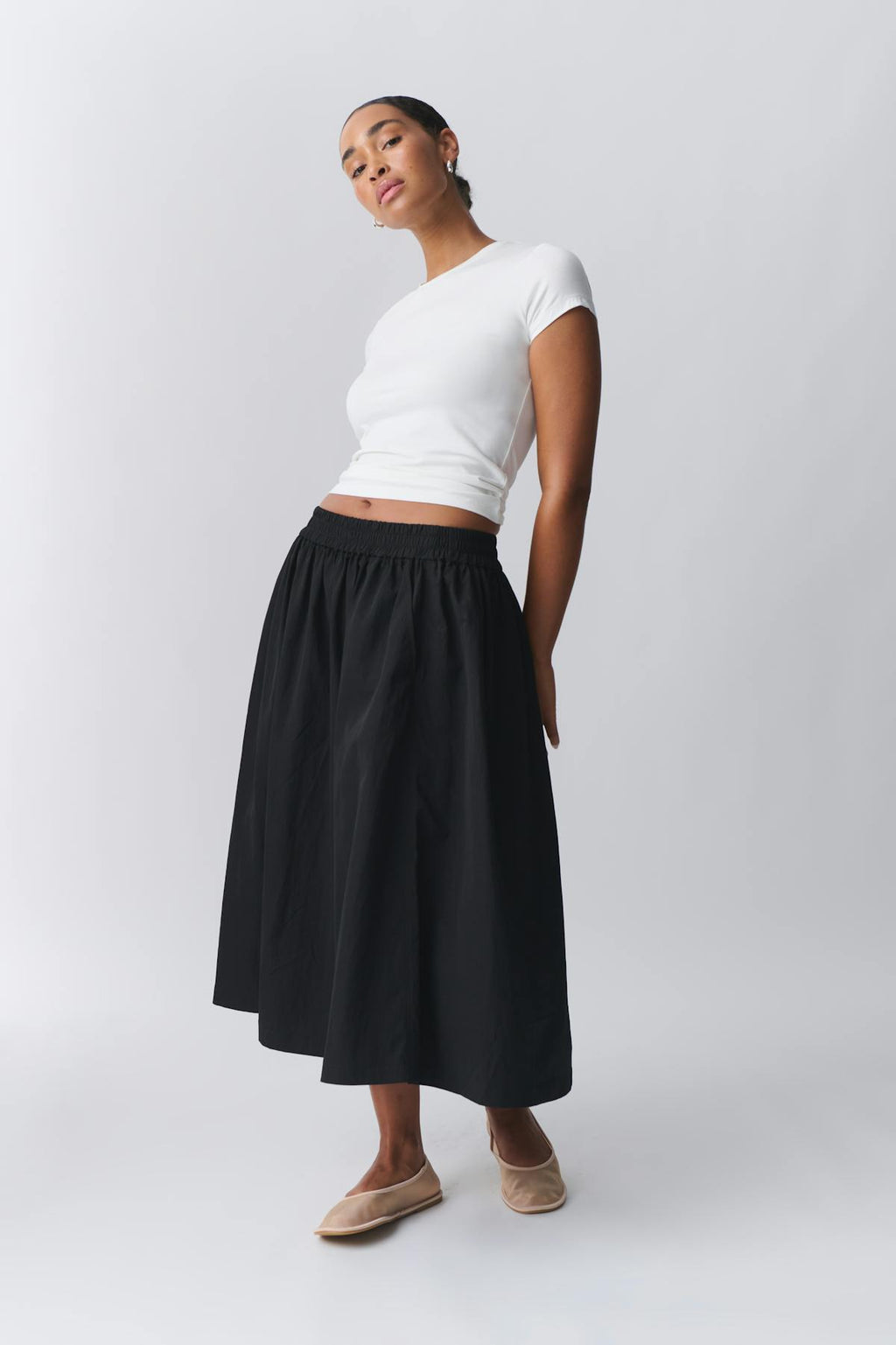 Pleated skirt