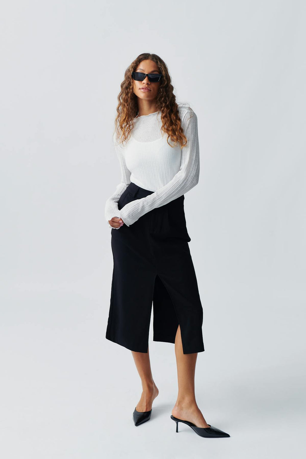 Pleated skirt