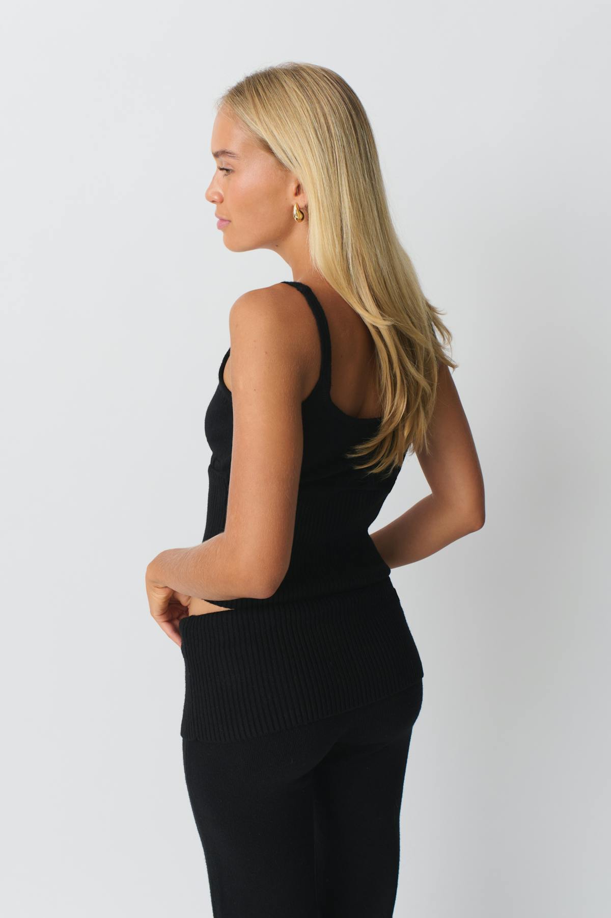 Knitted homewear singlet