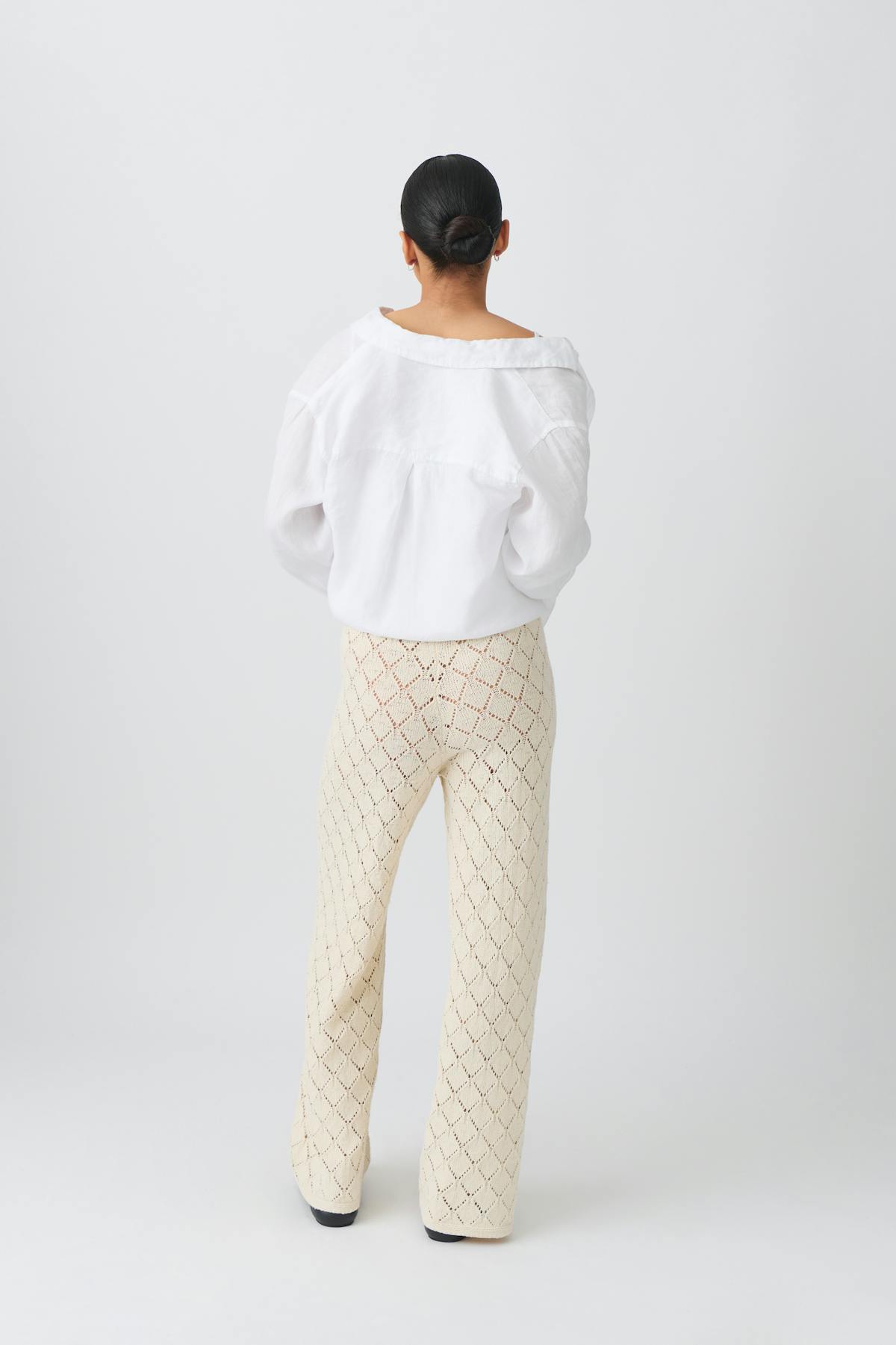 knitted crochet trousers