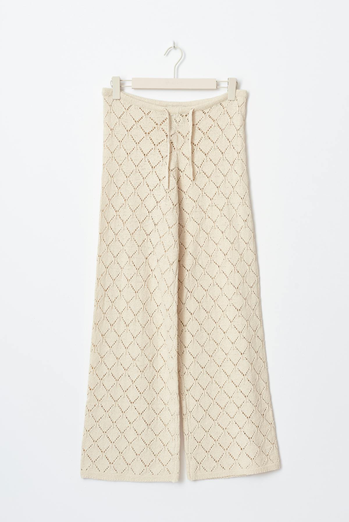 knitted crochet trousers