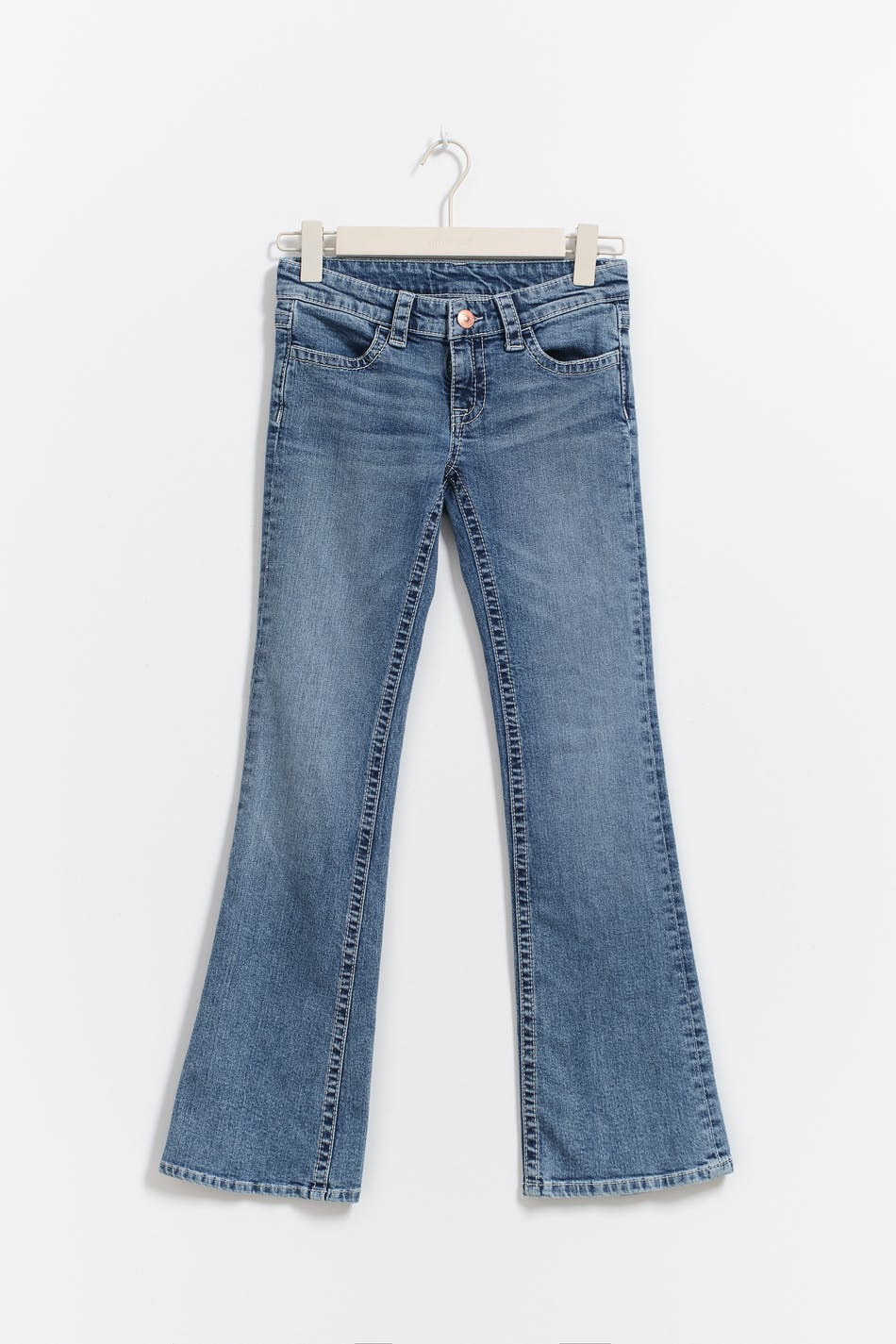 Low boot embroidery jeans