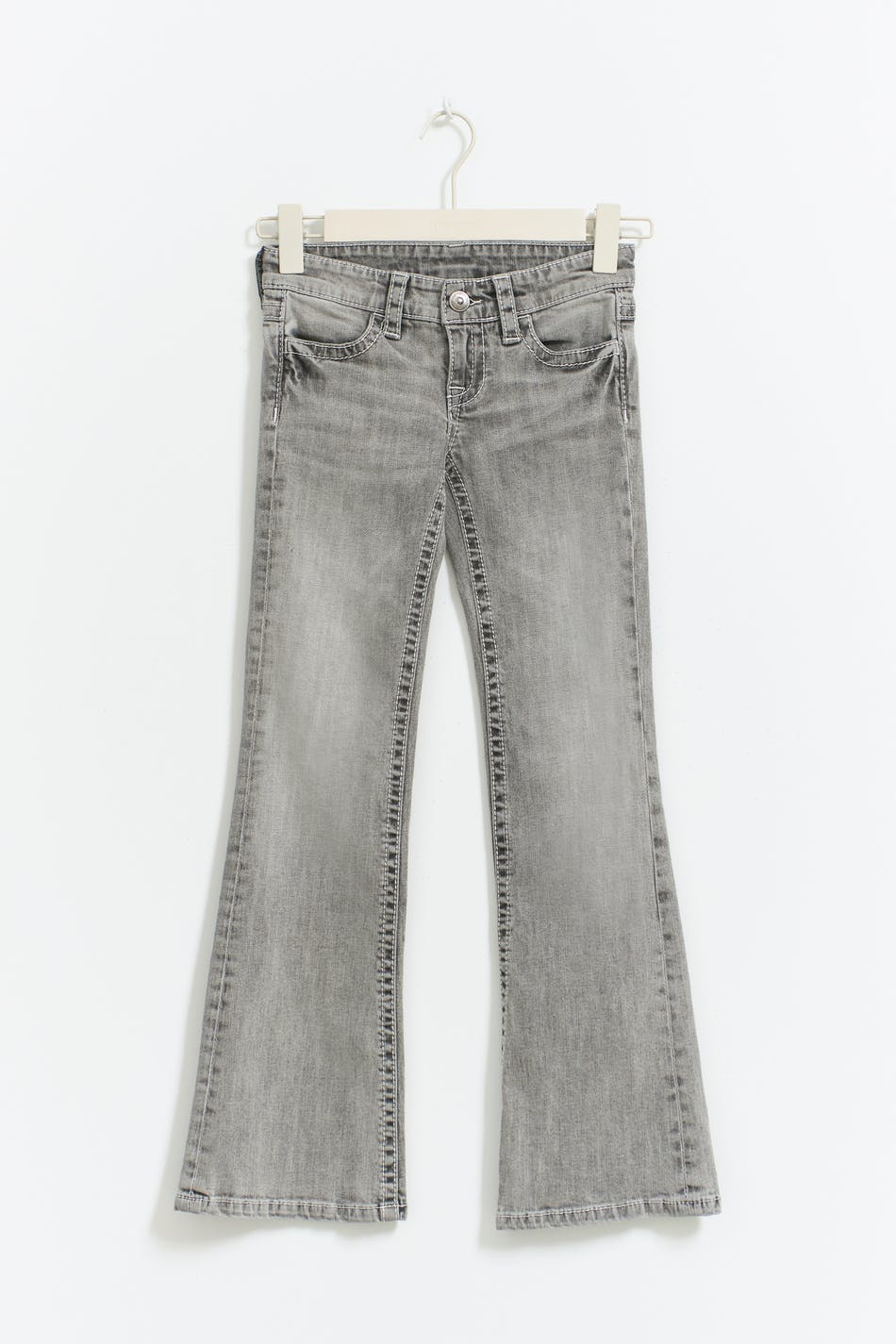 Low boot embroidery jeans